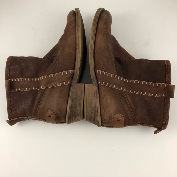 Coolway Boots Women 8/41 Brown Leather Ankle Carlin - Picture 5 of 14